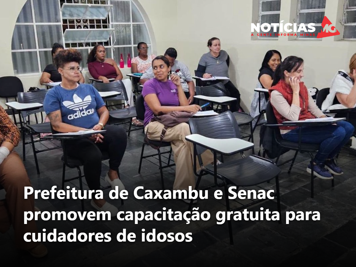 Prefeitura de Caxambu e Senac promovem capacitação gratuita para cuidadores de idosos